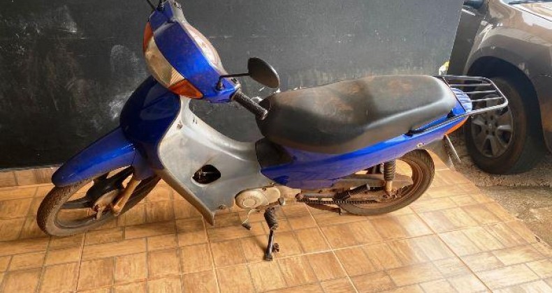 Motocicleta furtada em Nova Aurora é localizada em Quarto Centenário