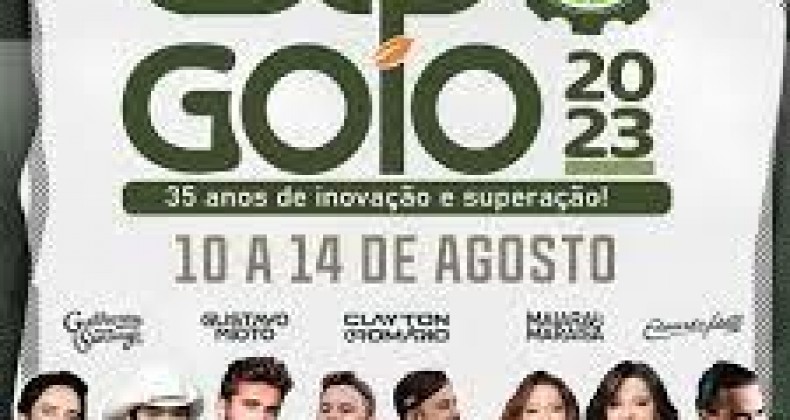 Abertura oficial da ExpoGoio é lançada na presença de autoridades