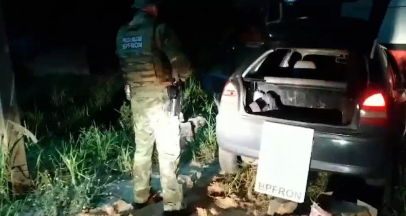 Venezuelano é flagrado pelo BPFron com quase 10 quilos de maconha